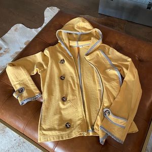 CUTE YELLOW CARDIGAN SWEATSHIRT